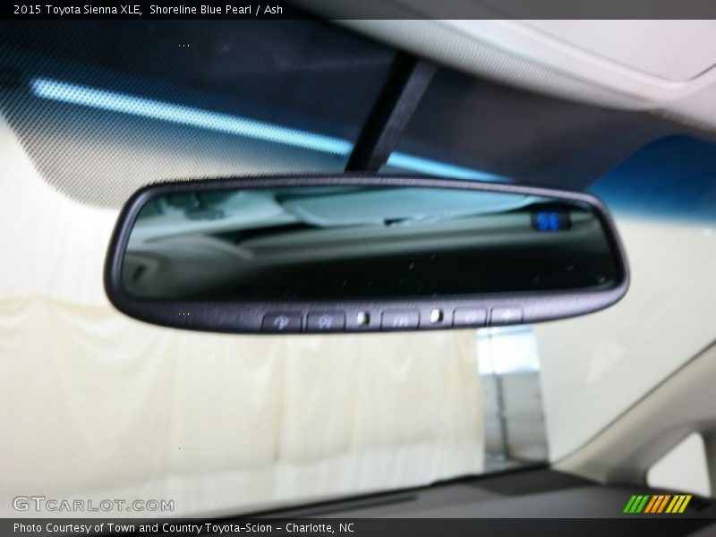 Shoreline Blue Pearl / Ash 2015 Toyota Sienna XLE