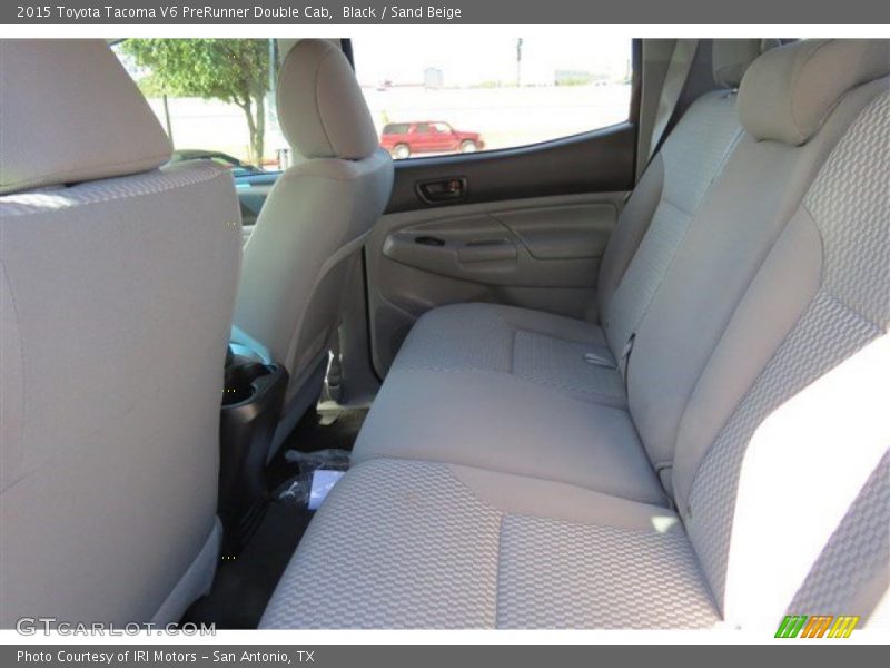 Black / Sand Beige 2015 Toyota Tacoma V6 PreRunner Double Cab