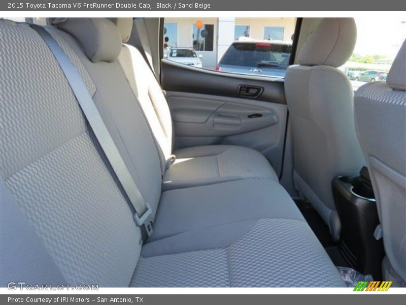 Black / Sand Beige 2015 Toyota Tacoma V6 PreRunner Double Cab