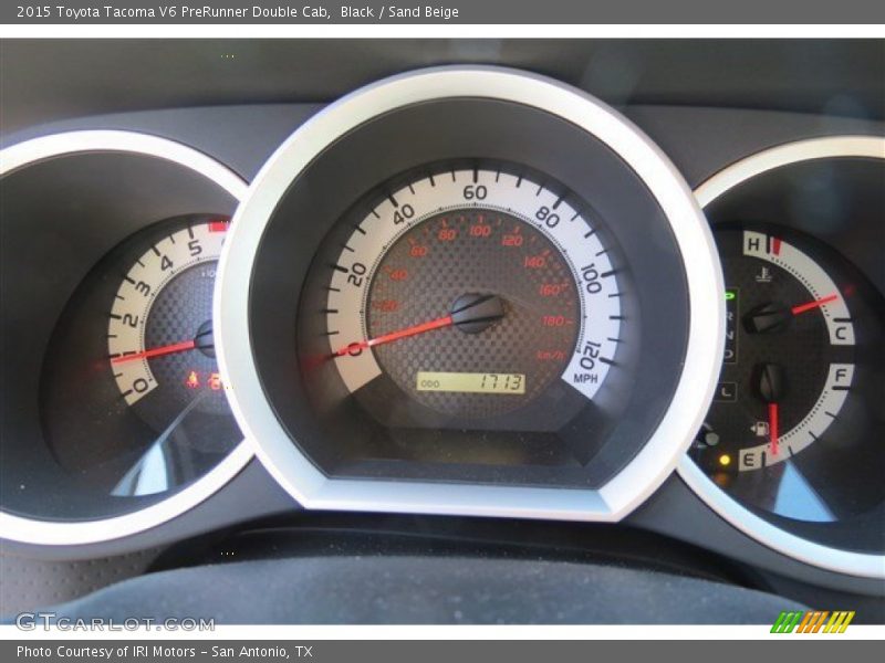 Black / Sand Beige 2015 Toyota Tacoma V6 PreRunner Double Cab