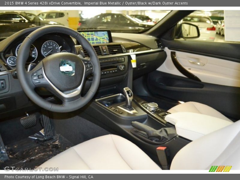 Imperial Blue Metallic / Oyster/Black w/Dark Oyster Accents 2015 BMW 4 Series 428i xDrive Convertible