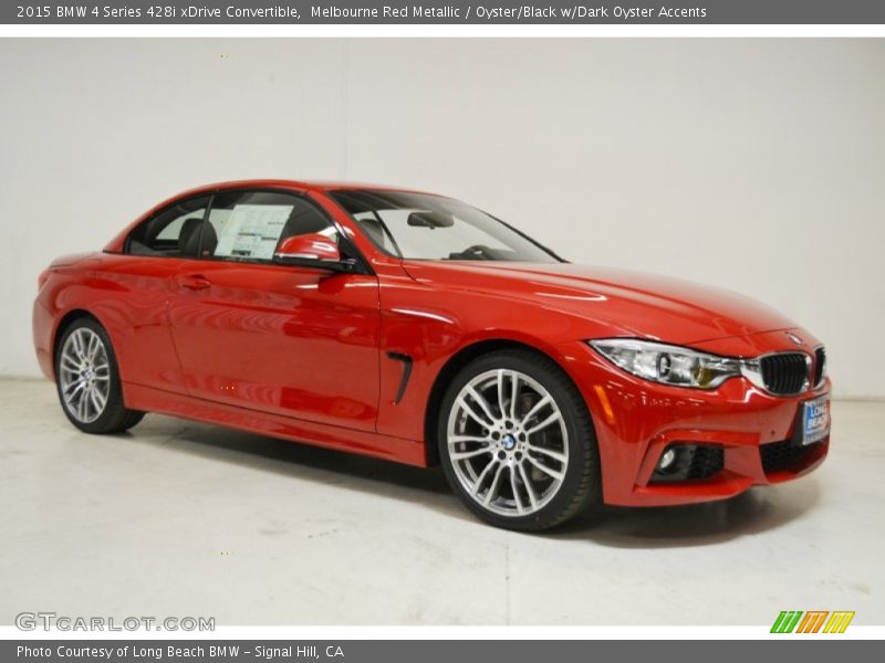 Melbourne Red Metallic / Oyster/Black w/Dark Oyster Accents 2015 BMW 4 Series 428i xDrive Convertible