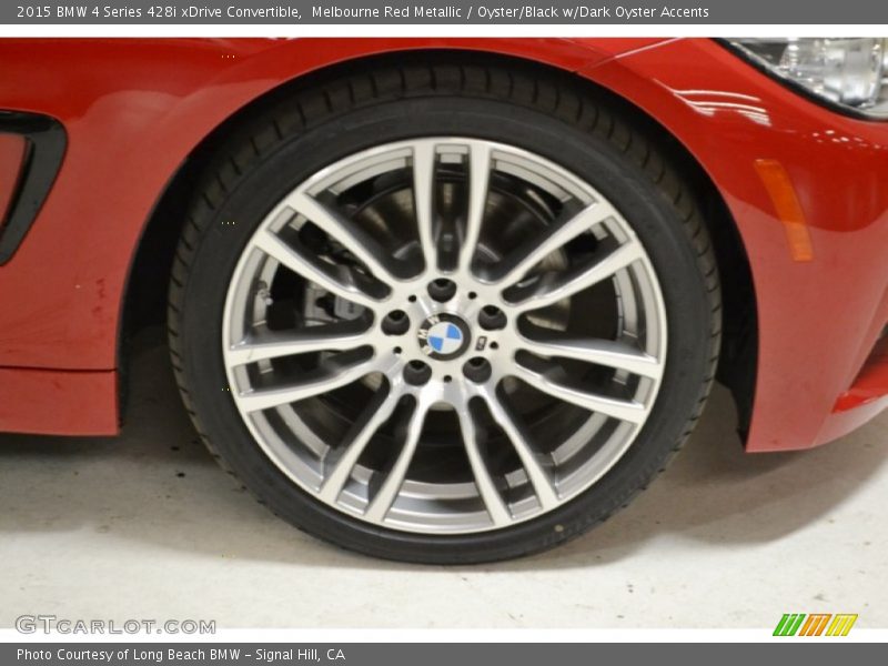 Melbourne Red Metallic / Oyster/Black w/Dark Oyster Accents 2015 BMW 4 Series 428i xDrive Convertible