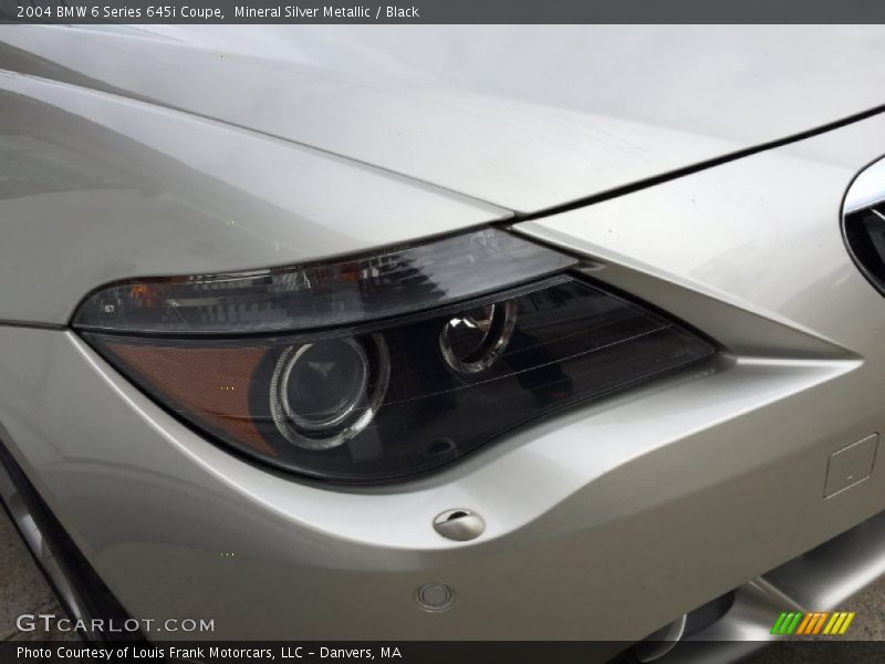 Mineral Silver Metallic / Black 2004 BMW 6 Series 645i Coupe