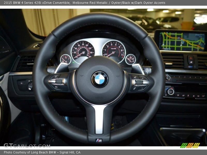 Melbourne Red Metallic / Oyster/Black w/Dark Oyster Accents 2015 BMW 4 Series 428i xDrive Convertible