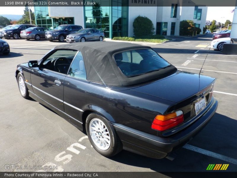 Black II / Black 1998 BMW 3 Series 323i Convertible