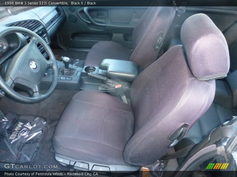  1998 3 Series 323i Convertible Black Interior