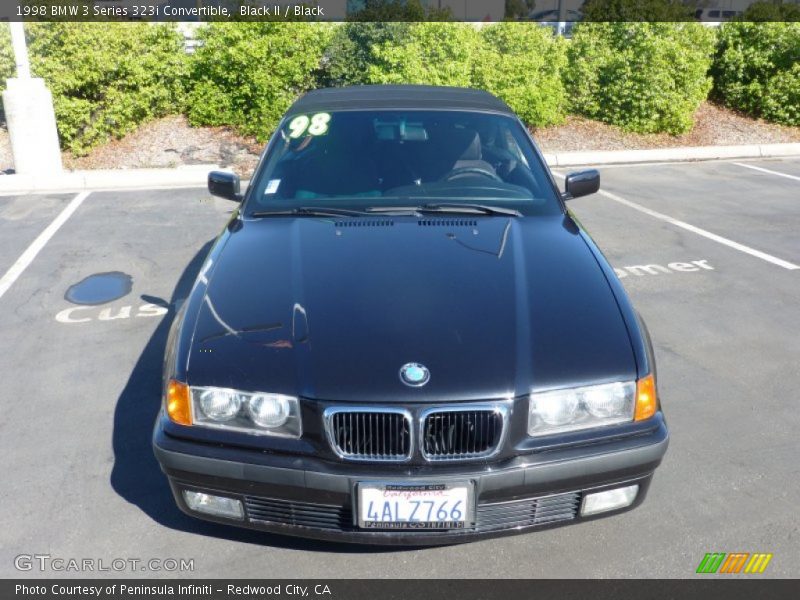 Black II / Black 1998 BMW 3 Series 323i Convertible
