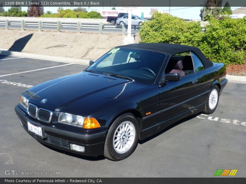 Black II / Black 1998 BMW 3 Series 323i Convertible