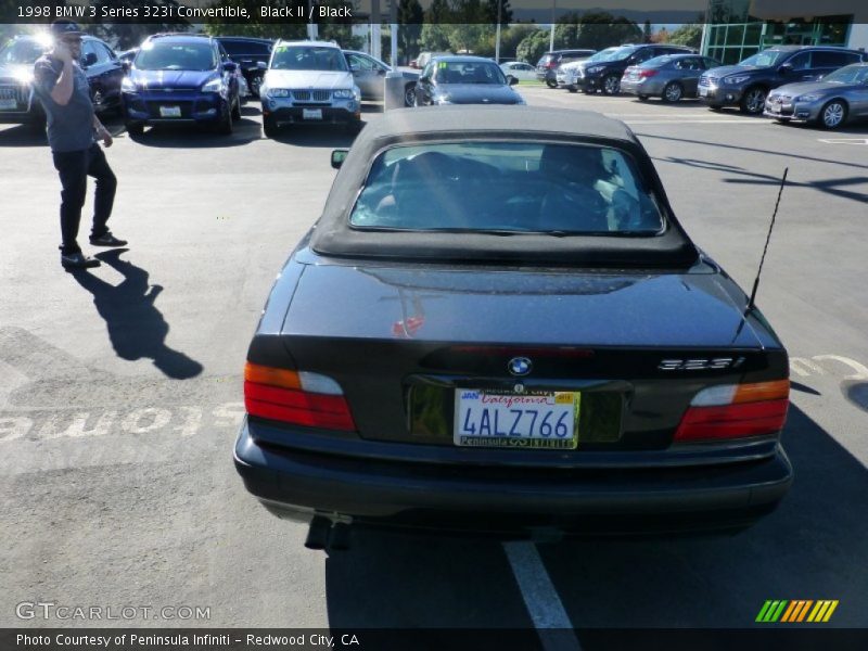 Black II / Black 1998 BMW 3 Series 323i Convertible