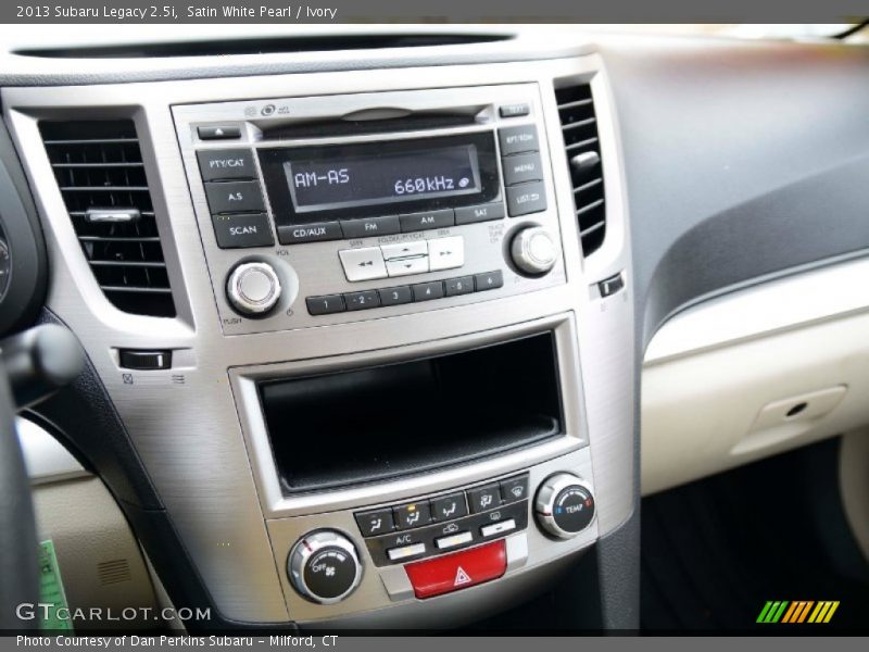 Satin White Pearl / Ivory 2013 Subaru Legacy 2.5i