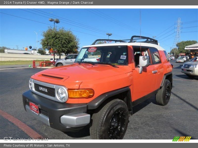 Magma Orange / Dark Charcoal 2014 Toyota FJ Cruiser 4WD