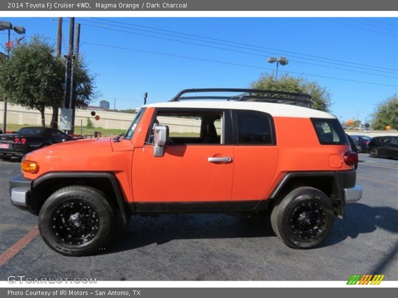 Magma Orange / Dark Charcoal 2014 Toyota FJ Cruiser 4WD