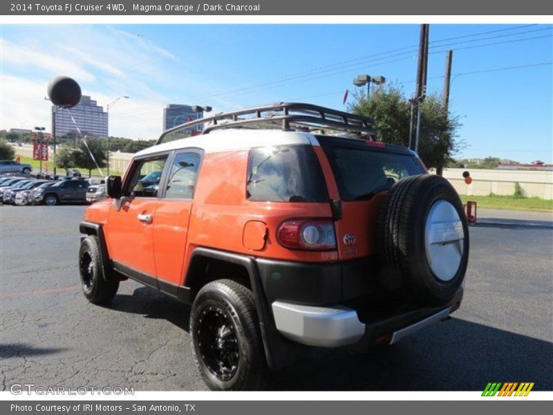 Magma Orange / Dark Charcoal 2014 Toyota FJ Cruiser 4WD