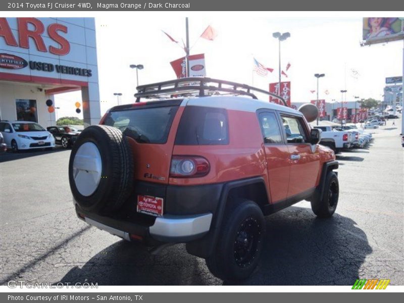 Magma Orange / Dark Charcoal 2014 Toyota FJ Cruiser 4WD