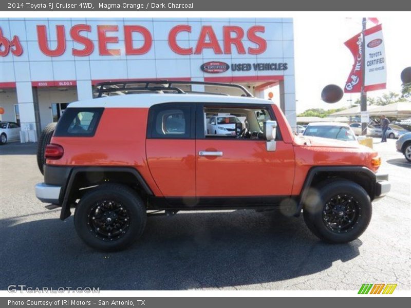 Magma Orange / Dark Charcoal 2014 Toyota FJ Cruiser 4WD