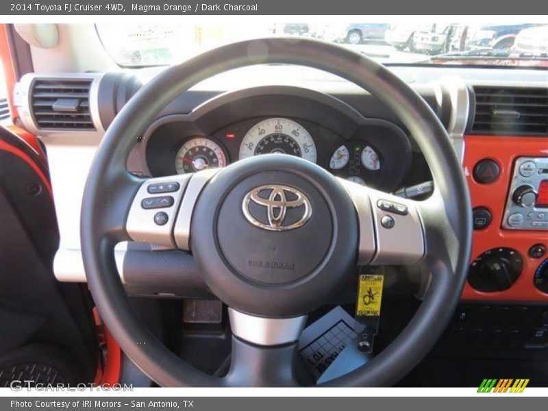 Magma Orange / Dark Charcoal 2014 Toyota FJ Cruiser 4WD