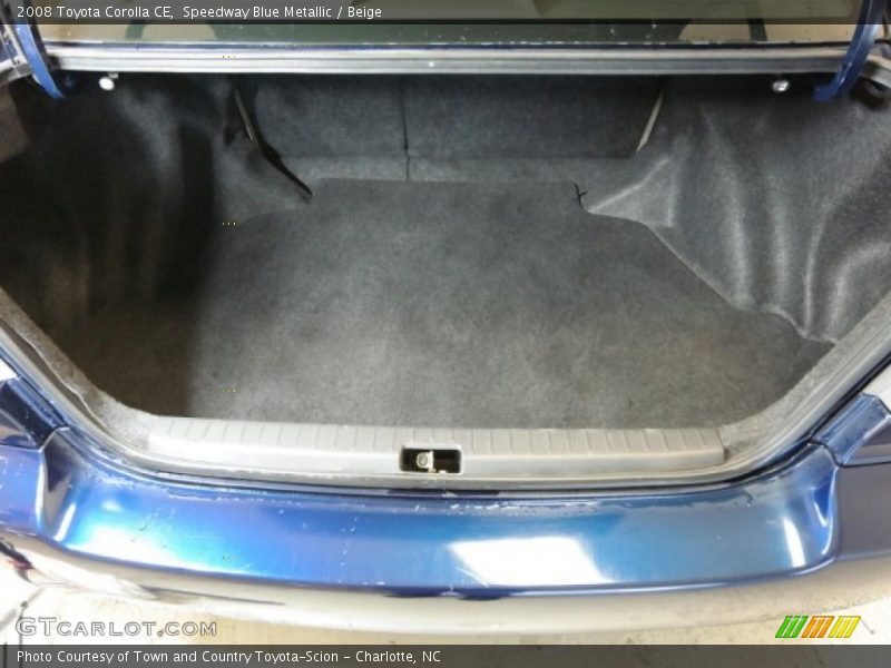 Speedway Blue Metallic / Beige 2008 Toyota Corolla CE