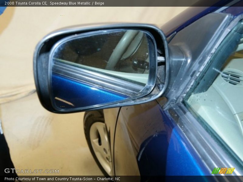Speedway Blue Metallic / Beige 2008 Toyota Corolla CE