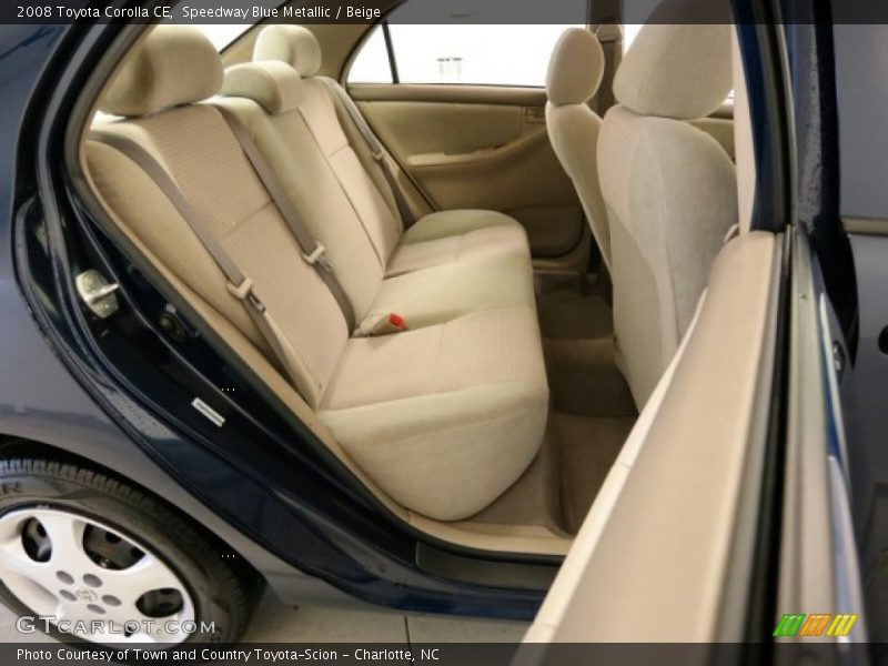 Speedway Blue Metallic / Beige 2008 Toyota Corolla CE
