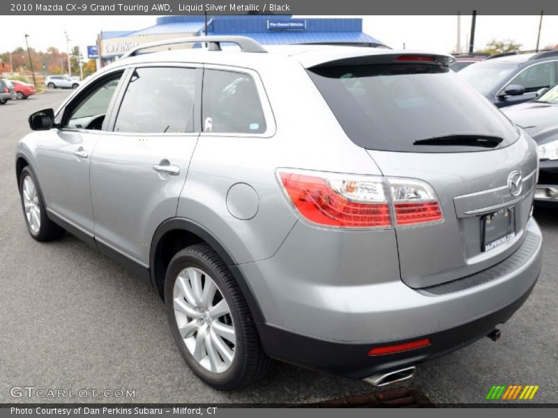 Liquid Silver Metallic / Black 2010 Mazda CX-9 Grand Touring AWD