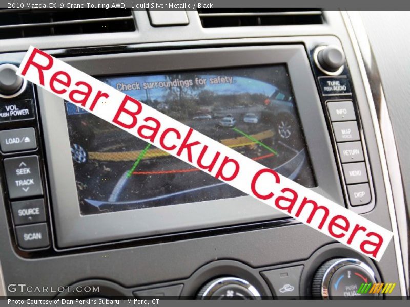 Liquid Silver Metallic / Black 2010 Mazda CX-9 Grand Touring AWD
