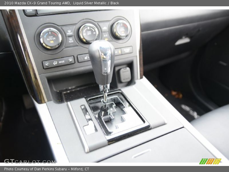 Liquid Silver Metallic / Black 2010 Mazda CX-9 Grand Touring AWD