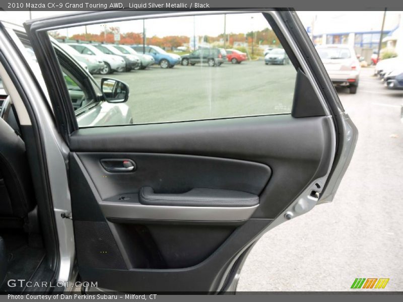 Liquid Silver Metallic / Black 2010 Mazda CX-9 Grand Touring AWD