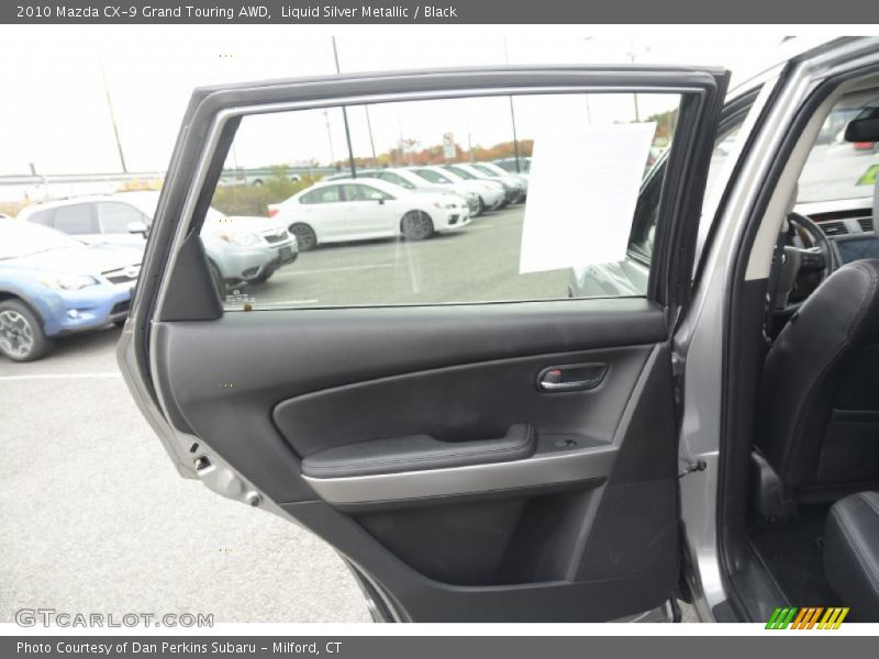 Liquid Silver Metallic / Black 2010 Mazda CX-9 Grand Touring AWD