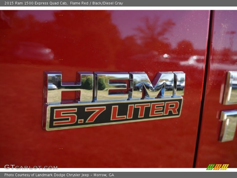 Flame Red / Black/Diesel Gray 2015 Ram 1500 Express Quad Cab
