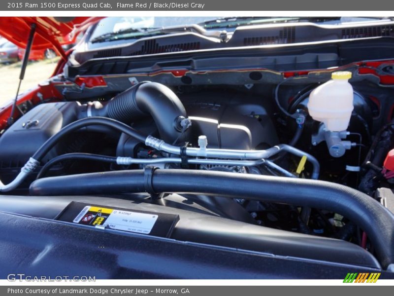 Flame Red / Black/Diesel Gray 2015 Ram 1500 Express Quad Cab