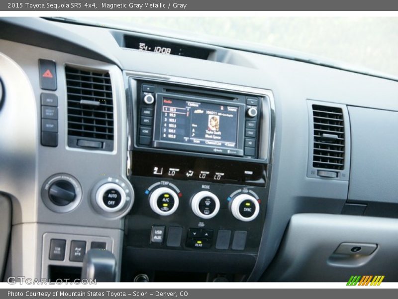 Controls of 2015 Sequoia SR5 4x4