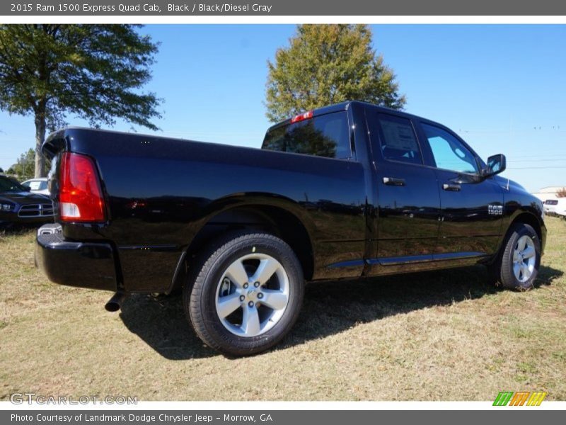 Black / Black/Diesel Gray 2015 Ram 1500 Express Quad Cab