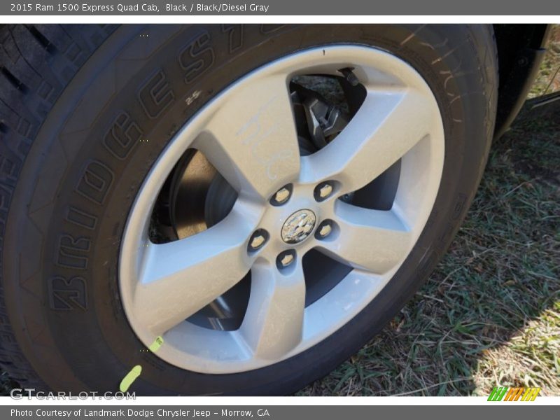 Black / Black/Diesel Gray 2015 Ram 1500 Express Quad Cab