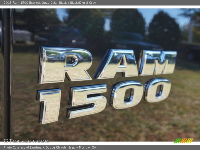 Black / Black/Diesel Gray 2015 Ram 1500 Express Quad Cab
