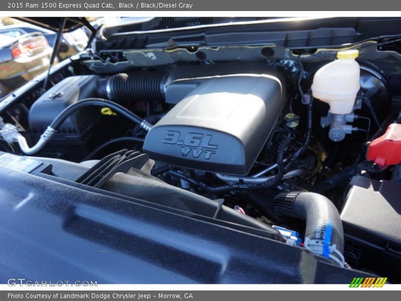Black / Black/Diesel Gray 2015 Ram 1500 Express Quad Cab