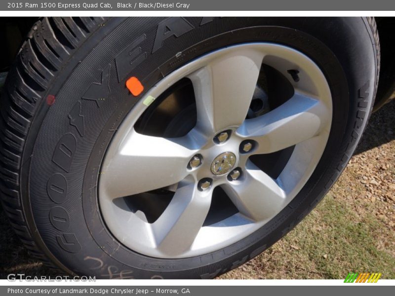 Black / Black/Diesel Gray 2015 Ram 1500 Express Quad Cab
