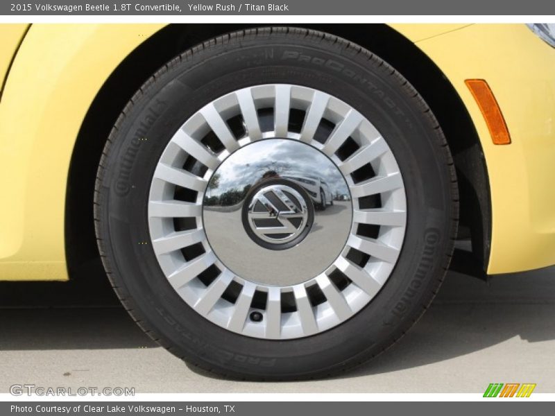 Yellow Rush / Titan Black 2015 Volkswagen Beetle 1.8T Convertible