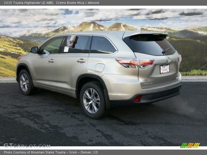 Creme Brulee Mica / Almond 2015 Toyota Highlander LE AWD