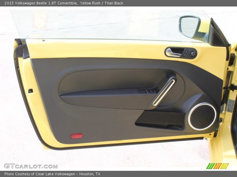 Yellow Rush / Titan Black 2015 Volkswagen Beetle 1.8T Convertible