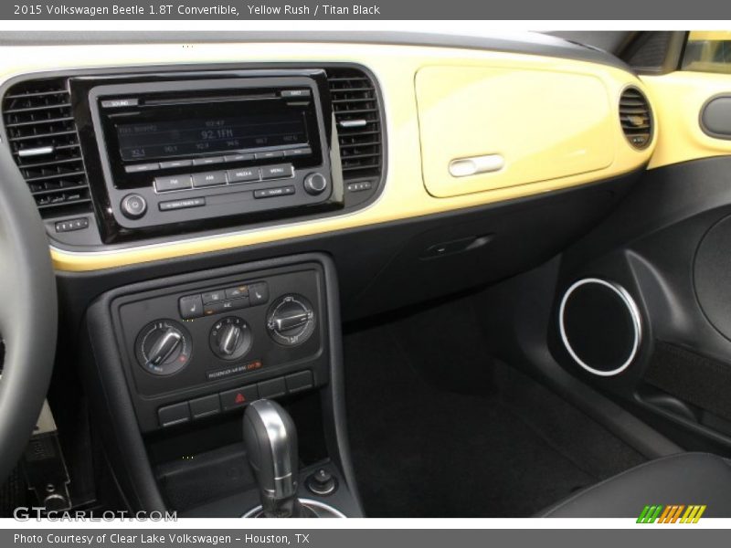 Yellow Rush / Titan Black 2015 Volkswagen Beetle 1.8T Convertible