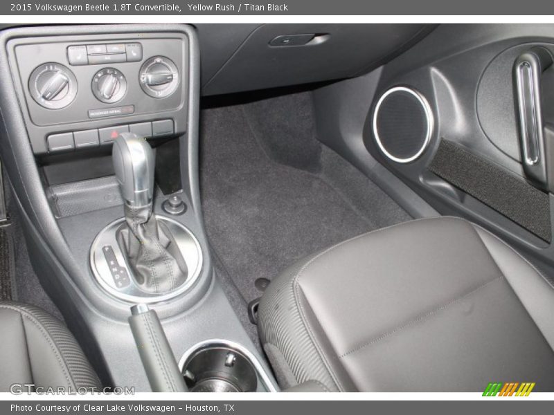 Yellow Rush / Titan Black 2015 Volkswagen Beetle 1.8T Convertible