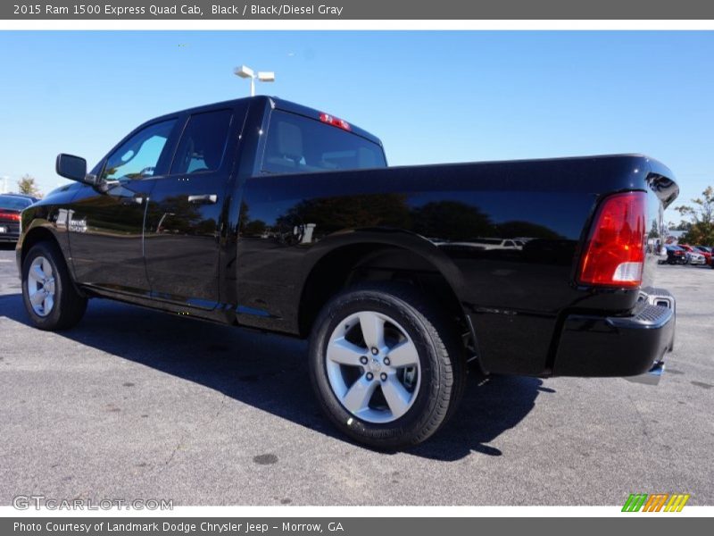 Black / Black/Diesel Gray 2015 Ram 1500 Express Quad Cab