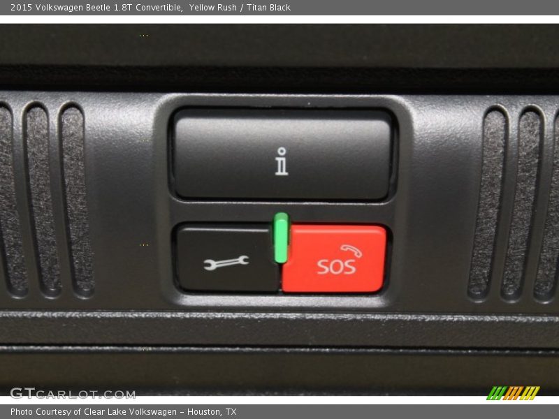 Yellow Rush / Titan Black 2015 Volkswagen Beetle 1.8T Convertible