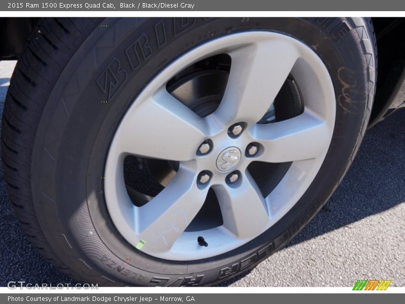 Black / Black/Diesel Gray 2015 Ram 1500 Express Quad Cab