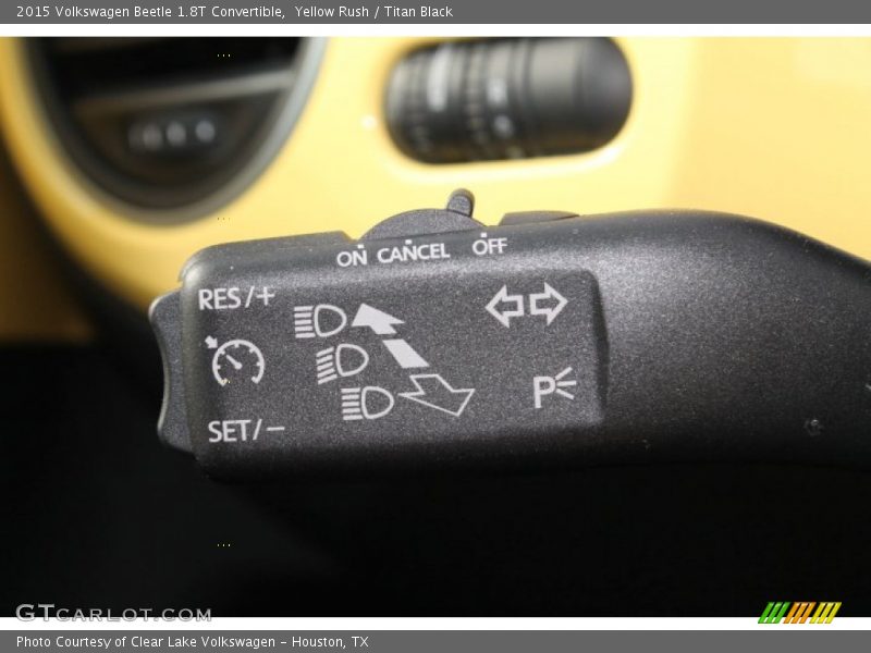 Yellow Rush / Titan Black 2015 Volkswagen Beetle 1.8T Convertible