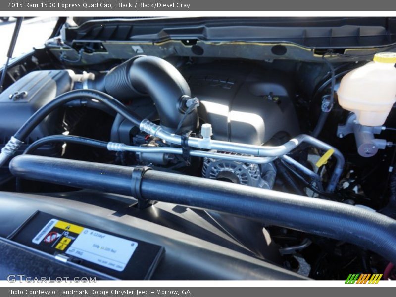 Black / Black/Diesel Gray 2015 Ram 1500 Express Quad Cab