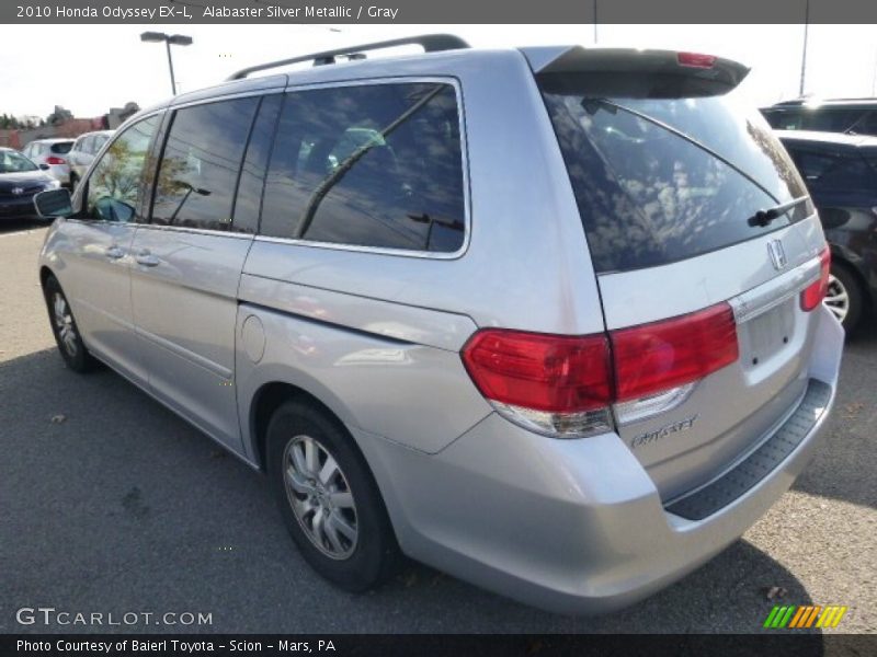 Alabaster Silver Metallic / Gray 2010 Honda Odyssey EX-L