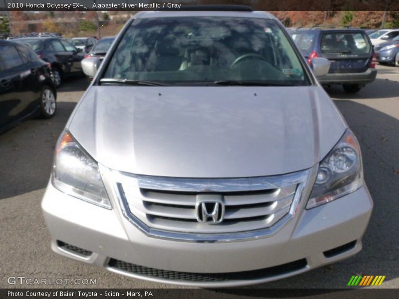 Alabaster Silver Metallic / Gray 2010 Honda Odyssey EX-L