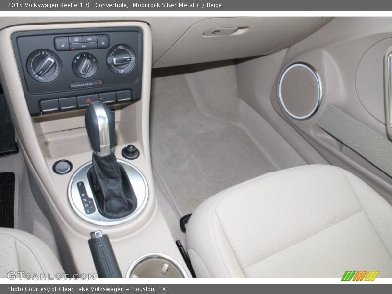 Moonrock Silver Metallic / Beige 2015 Volkswagen Beetle 1.8T Convertible